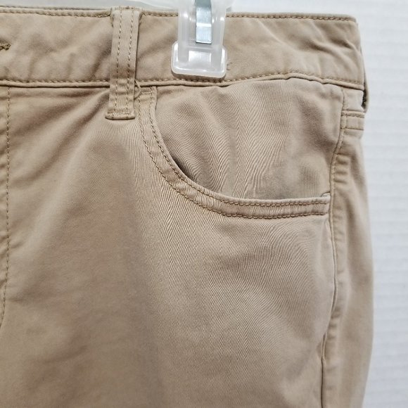 American Eagle pants 16 Jegging twill solid basic work super stretch skinny - Picture 4 of 15